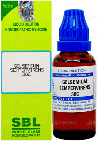 Sbl Gelsemium Sempervirens 30C Dilution 30Ml